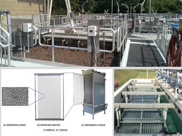Wastewater treatment system MBR