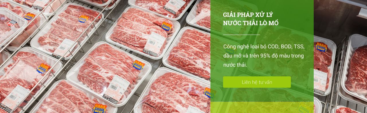 GIẢI PHÁP XỬ LÝ NƯỚC THẢI LÒ MỔ