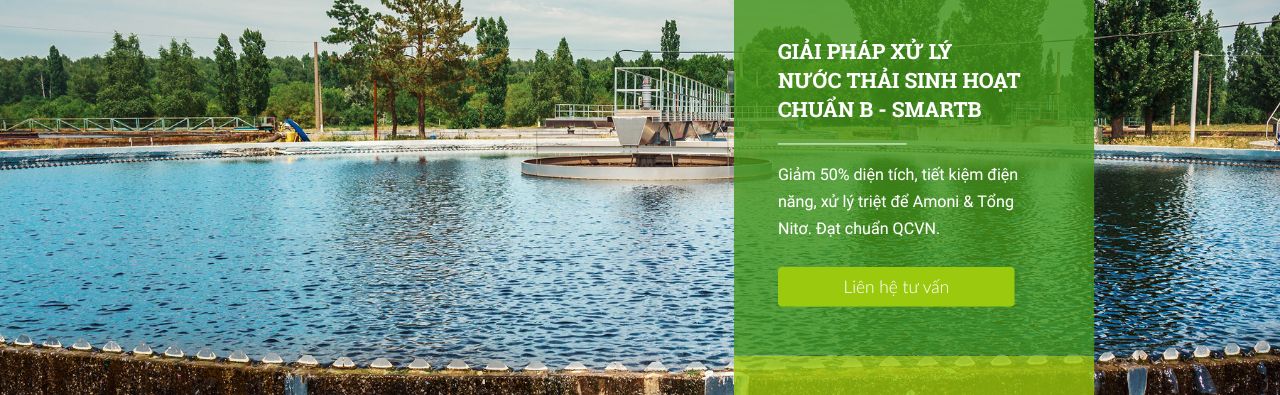 XỬ LÝ NƯỚC THẢI SINH HOẠT SMARTB