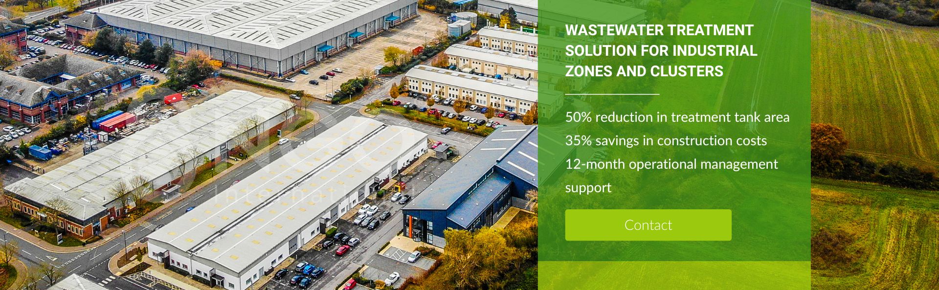 WASTEWATER TREATMENT SOLUTIONS FOR INDUSTRIAL PARKS AND INDUSTRIAL CLUSTERS