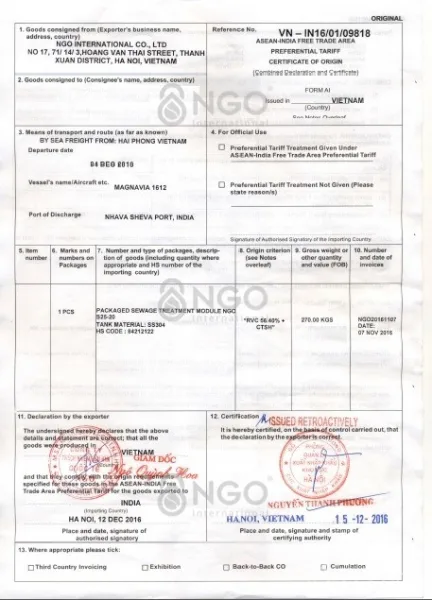 Xuat Khau Mo Dun Tich Hop S25 | NGO Environment