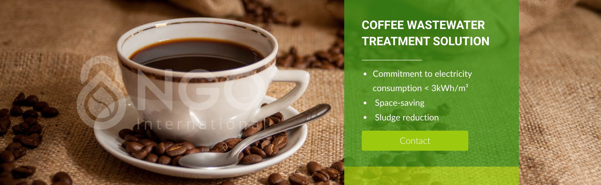 WASTEWATER TREATMENT SOLUTIONS FOR COFFEE PRODUCTION