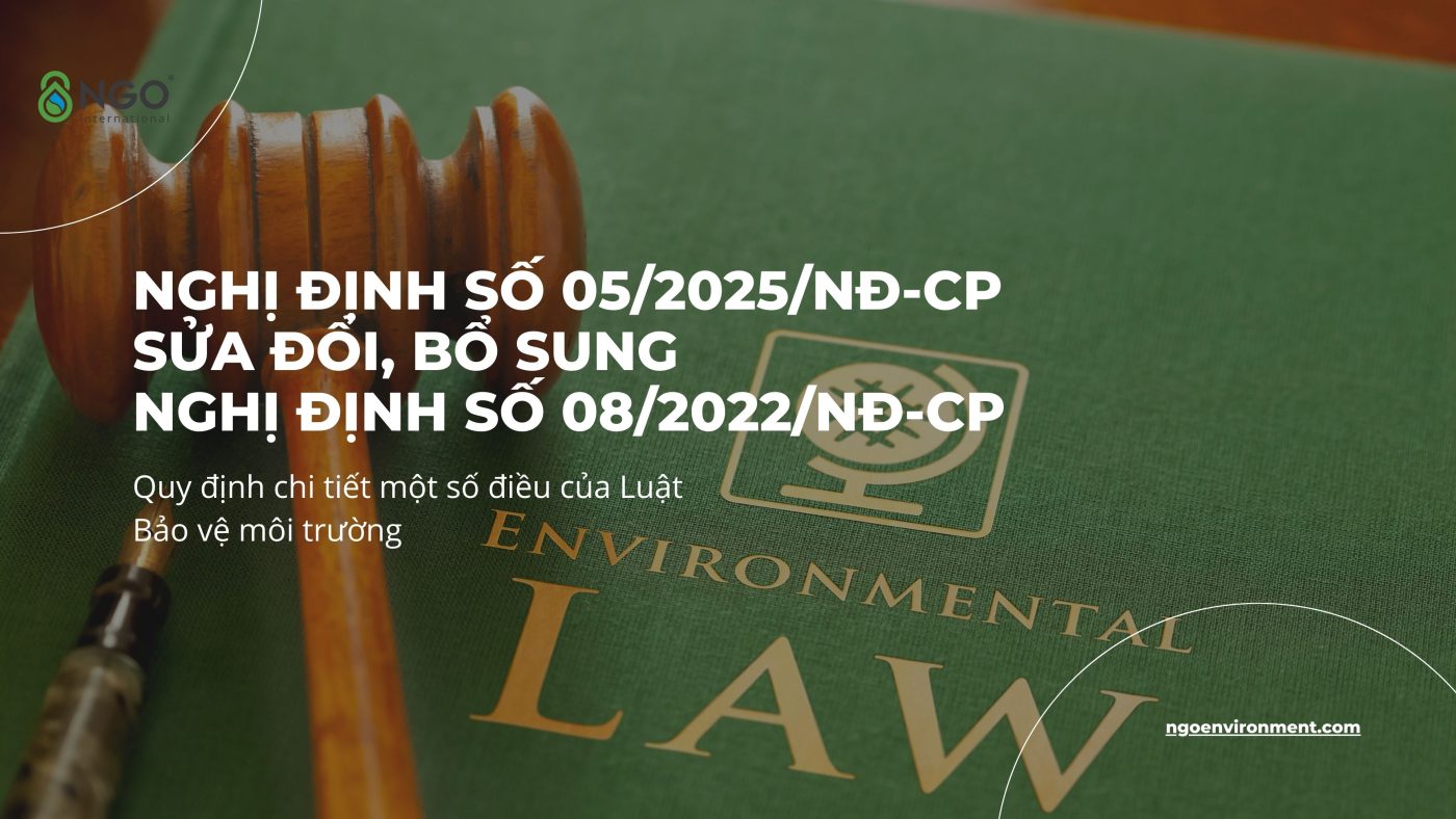 DECREE 05/2025/NĐ-CP AMENDING AND SUPPLEMENTING DECREE 08/2022/NĐ-CP ON THE LAW ON ENVIRONMENTAL PROTECTION nghi dinh 052025