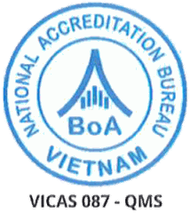 Dấu công nhận BoA – VICAS 087 - QMS